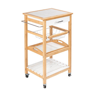 Wenko Finja Kitchen Trolley brown