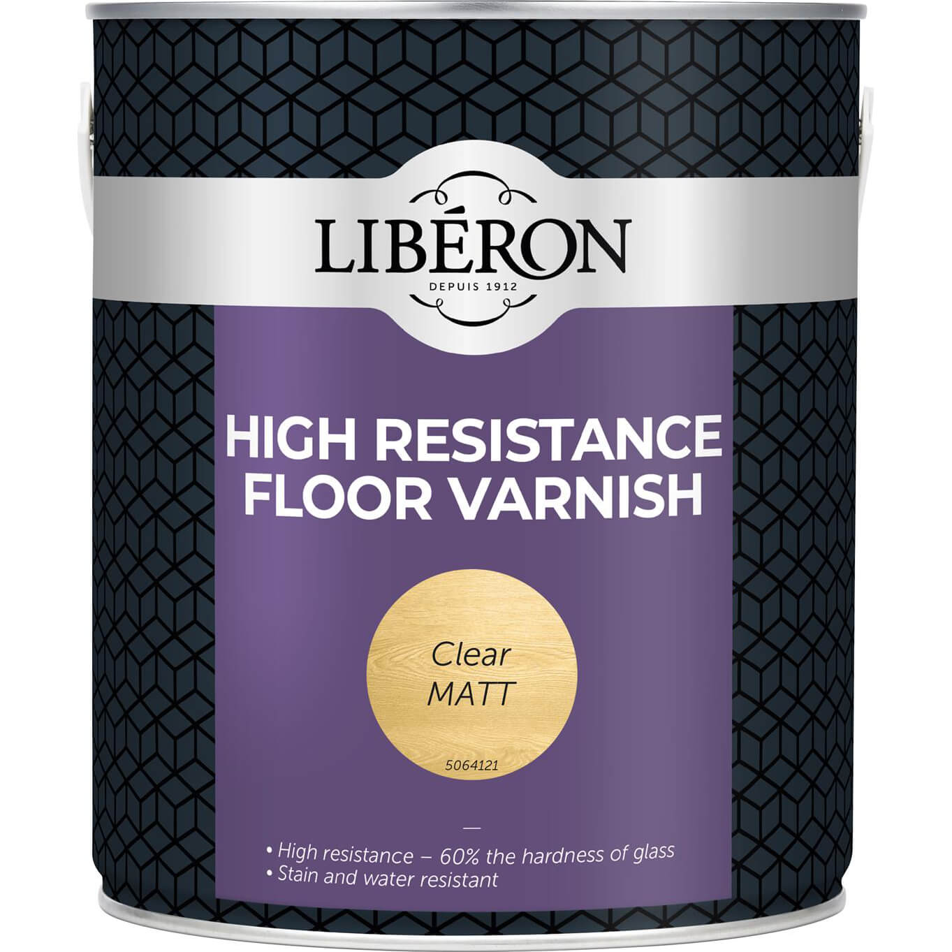 Liberon LIBHRFVCM25L High Resistance Floor Varnish Clear Matt 2.5 litre