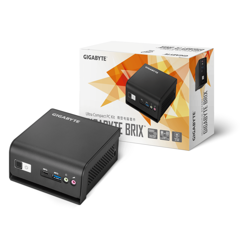 GIGABYTE GB-BMCE-4500C (rev. 1.0) Black N4500 1.1 GHz