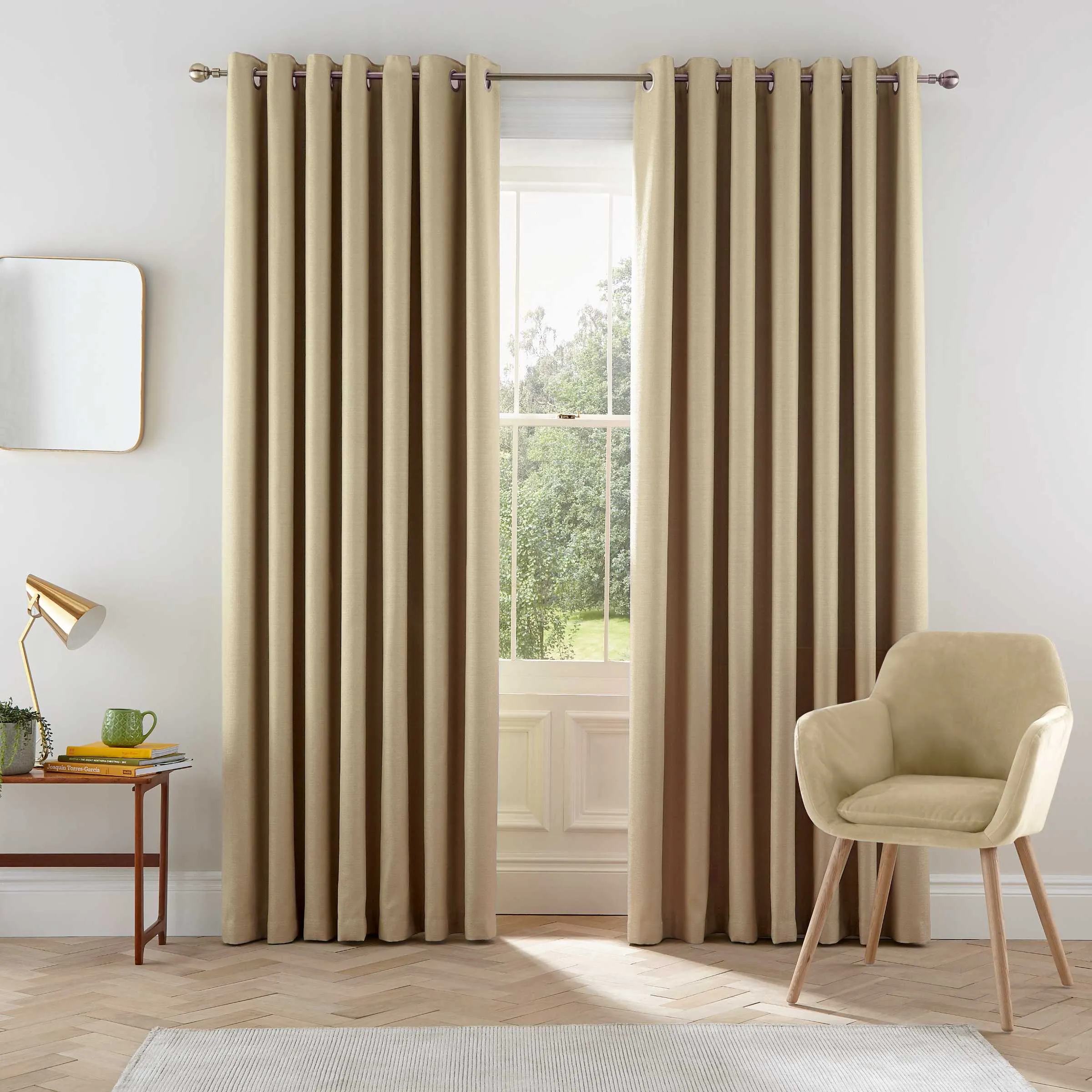 'Eden' Woven Lined Curtains