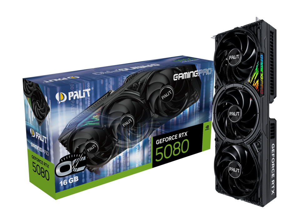 Palit Geforce Rtx 5080 Gamingpro Oc 16gb Gddr7 Graphics Card