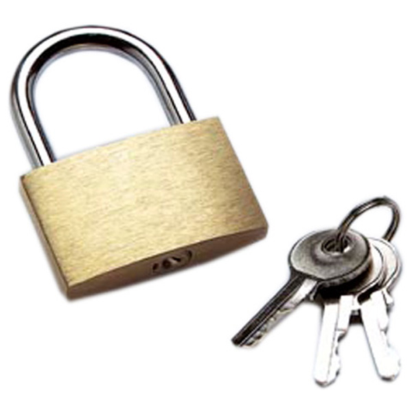 DIY Direct Keyed-Alike Padlocks with 3 Keys, Solid Brass 40mm (3 Pack)