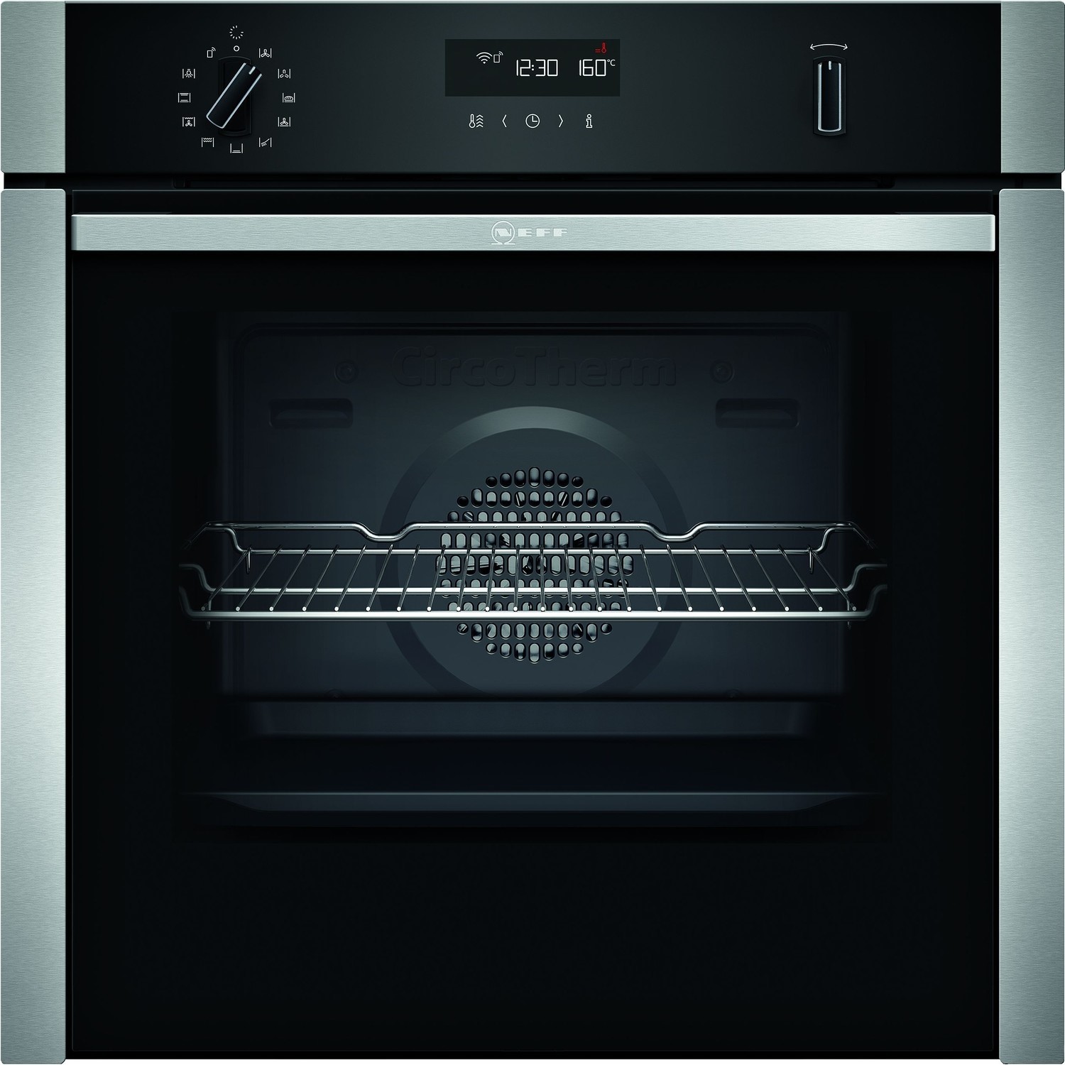 NEFF N50 Slide&Hide® B6ACH7HH0B Wifi Connected Built In Electric Single Oven - Stainless Steel - A Rated