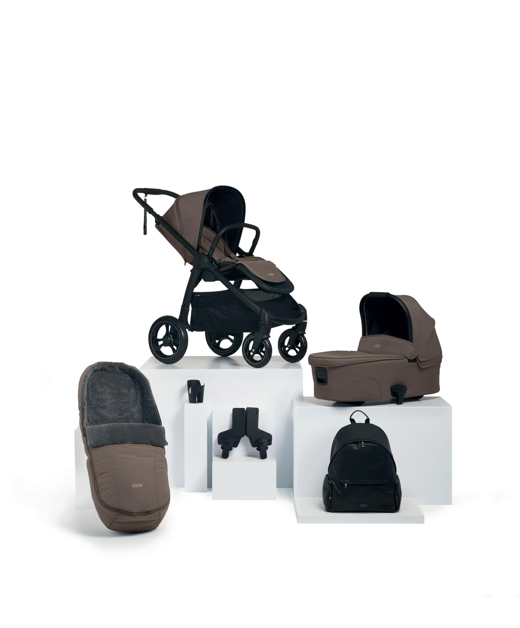 Mamas & Papas Ocarro Pushchair Essential Bundle (6 Pieces) - CafÉ