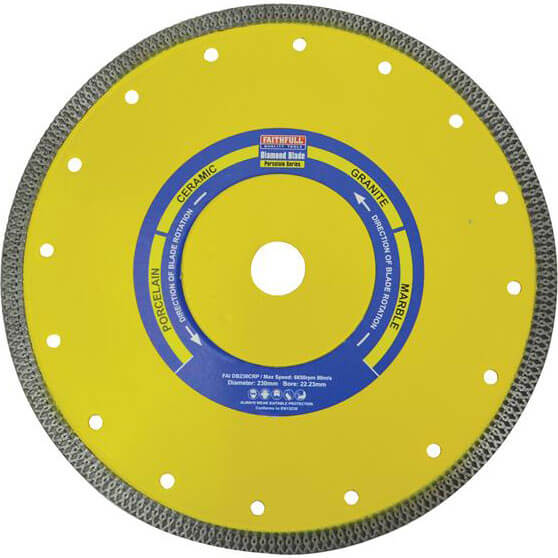 Faithfull Porecelain Diamond Blade 230 x 22.23 mm