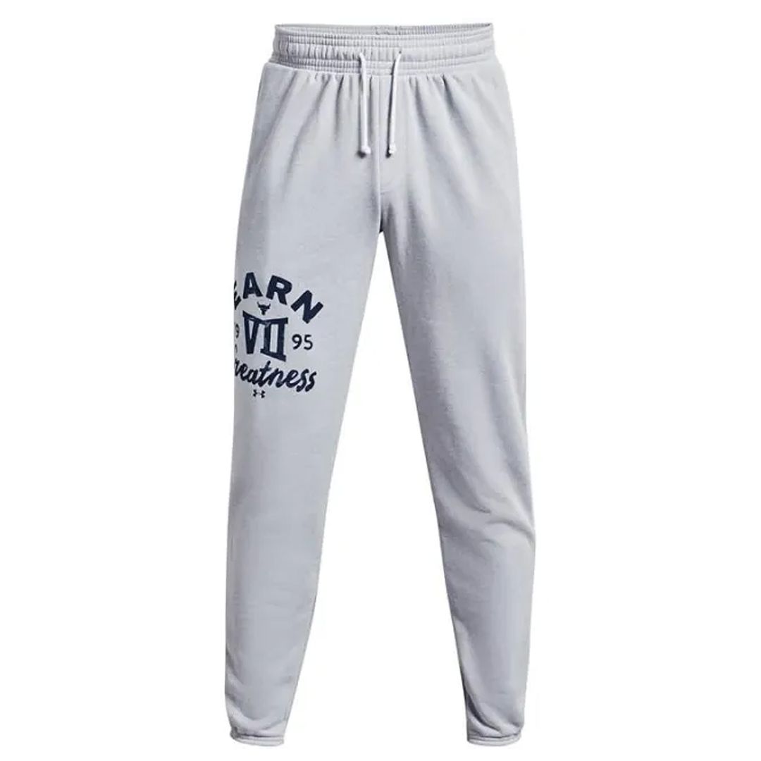 Under Armour Men's Project Rock Heavyweight Terry Pants | Gray | MD