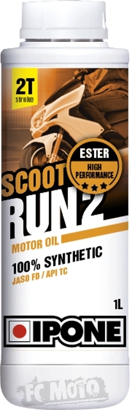 8253 Ipone Scoot Run 2 Olio Motore 1 Litro