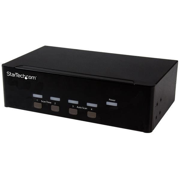 StarTech.com 4-Port KVM Switch with Dual VGA USB 2.0