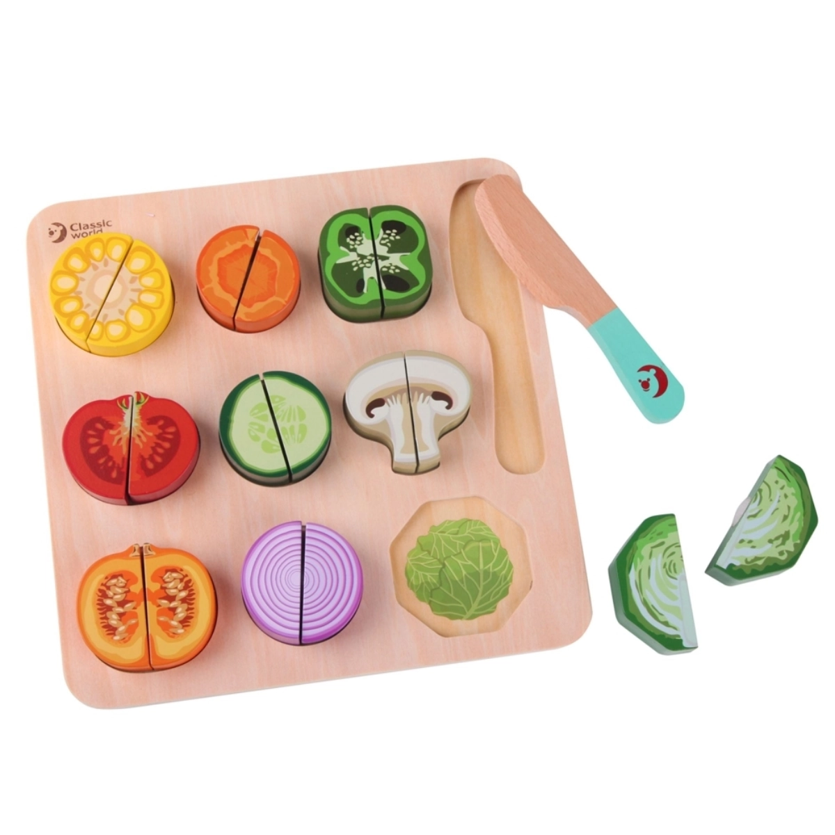 Classic World Vegetable Cutting Puzzle