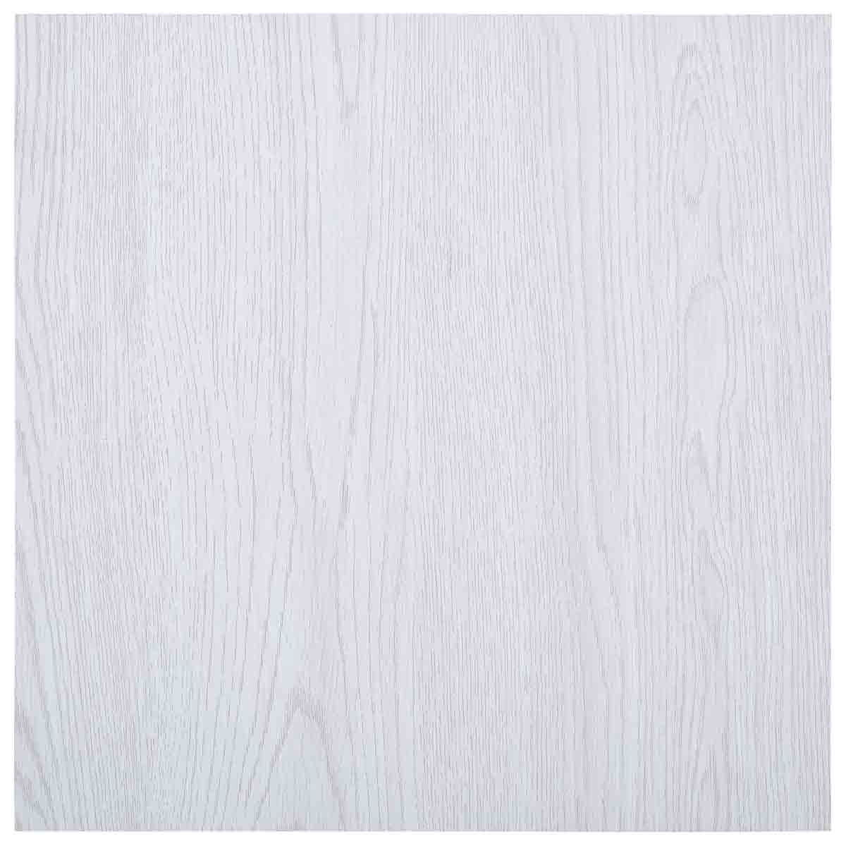 VidaXL Self-adhesive Flooring Planks 5.11 m² PVC White