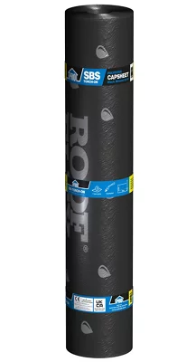 Roof Pro Black Torch-on Cap Sheet, (l)8m (w)1m