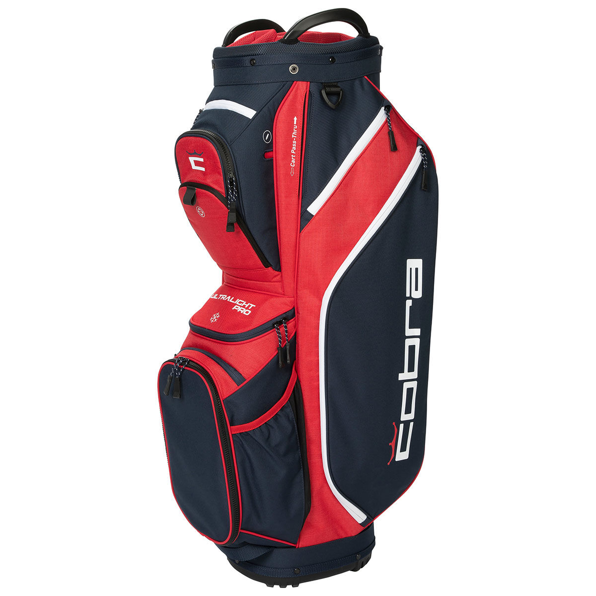 Cobra Golf Cobra Ultralight Pro Lightweight Golf Cart Bag, Navy/red | American Golf