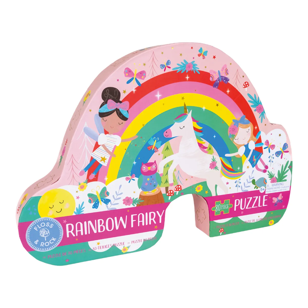 Floss And Rock Rainbow Fairy 80Pc Shaped Jigsaw