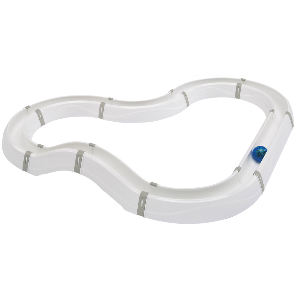 Ferplast Flashlight Play Circuit - 1 Toy (White/Grey)