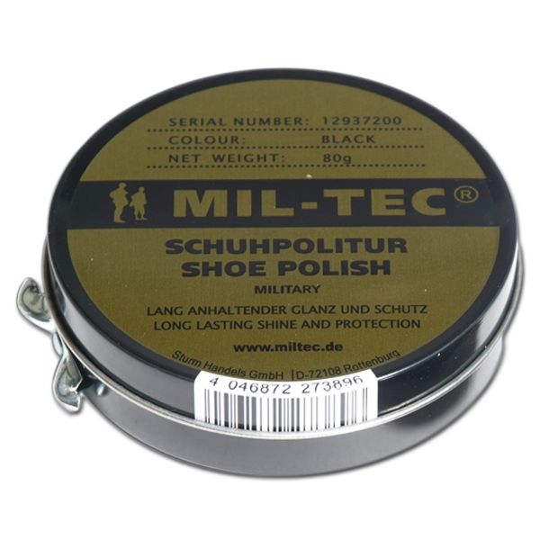Mil-Tec  Schuhcreme schwarz 80g
