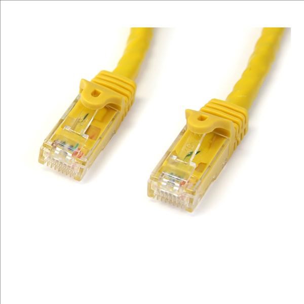 StarTech.com Cat 6 - Cavo Patch Ethernet RJ45 UTP giallo antigroviglio -2m cavo di rete