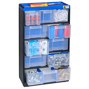 Ede Allit 464640 VarioPlus Pro Small Parts Container 300x525x135mm Bla...