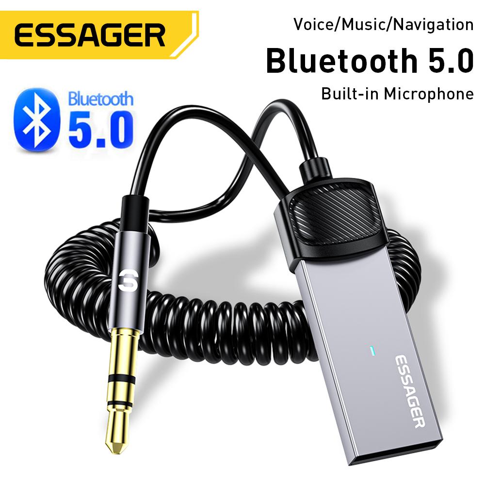  USB Bluetooth Aux Adapter Dongle USB auf 3,5 mm Buchse Audio Wireless Handsfree Kit für Autoradio Empfänger USB Sender