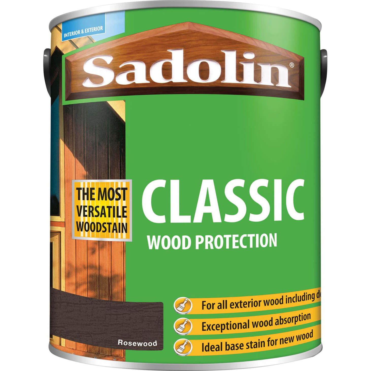 Sadolin 5028489 Classic Wood Protection Rosewood 5 Litre Sad5028489