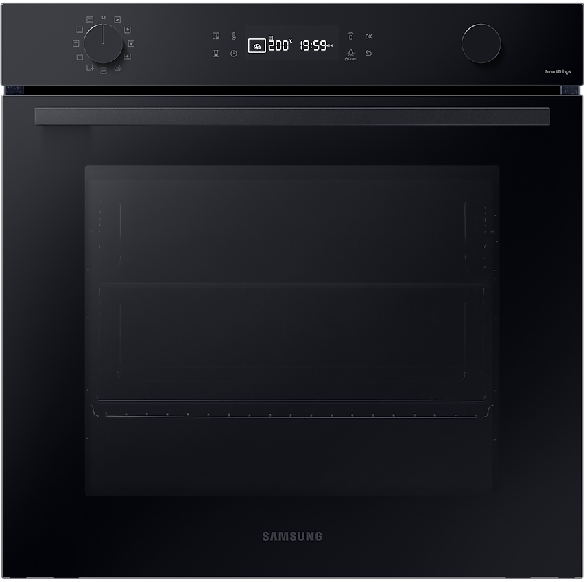 Samsung Bespoke Series 4 NV7B41307AK Wifi Connected Built In Electric Single Oven - Black Glass - A+ Rated