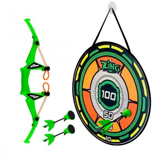 Zing Spielzeugbogen mit Ziel Air Storm – Bullz Eye grün