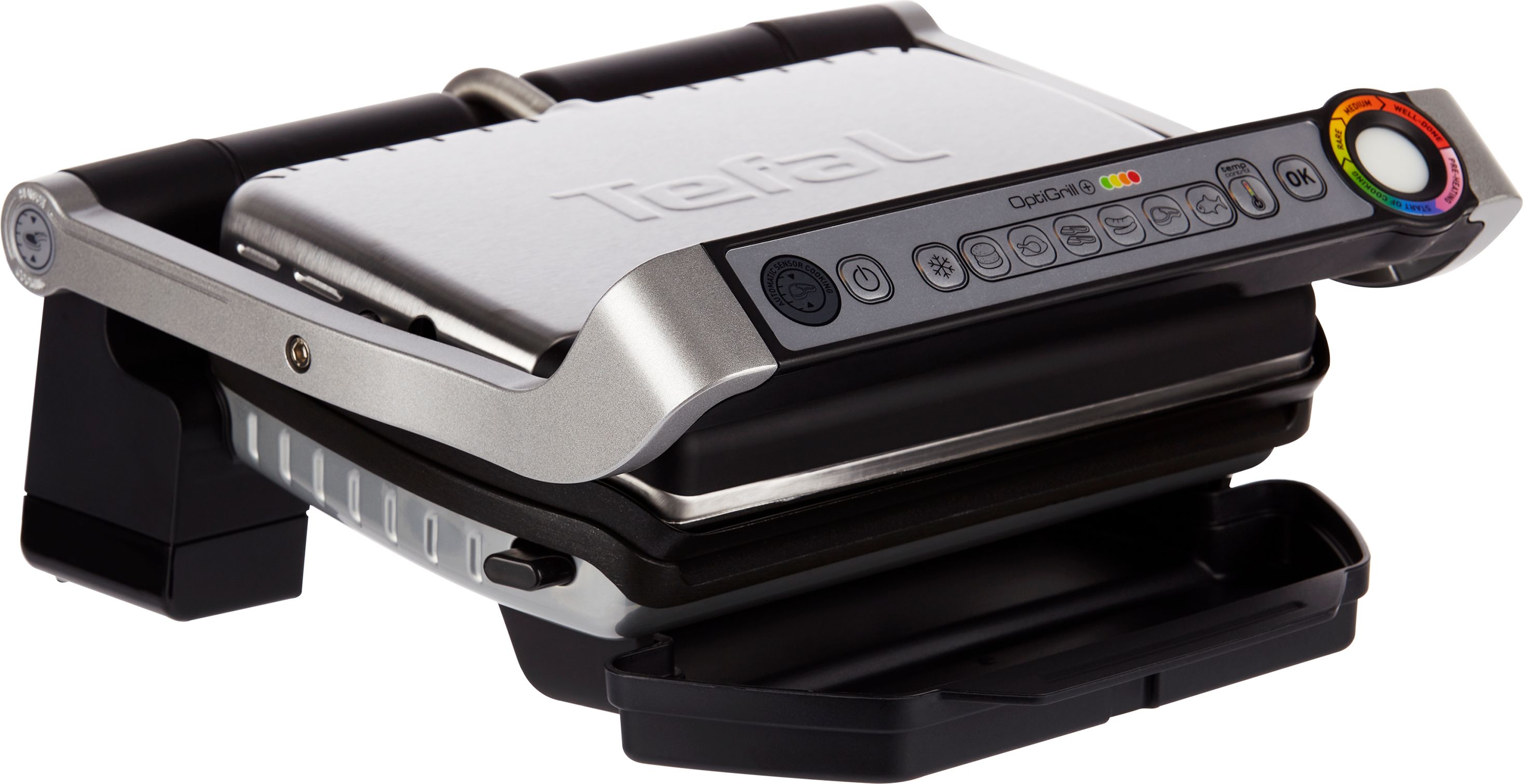 Tefal OptiGrill+ GC713D40 Health Grill - Silver
