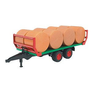 Bruder Bale Transport Trailer with 8 Bales 1:16 02220