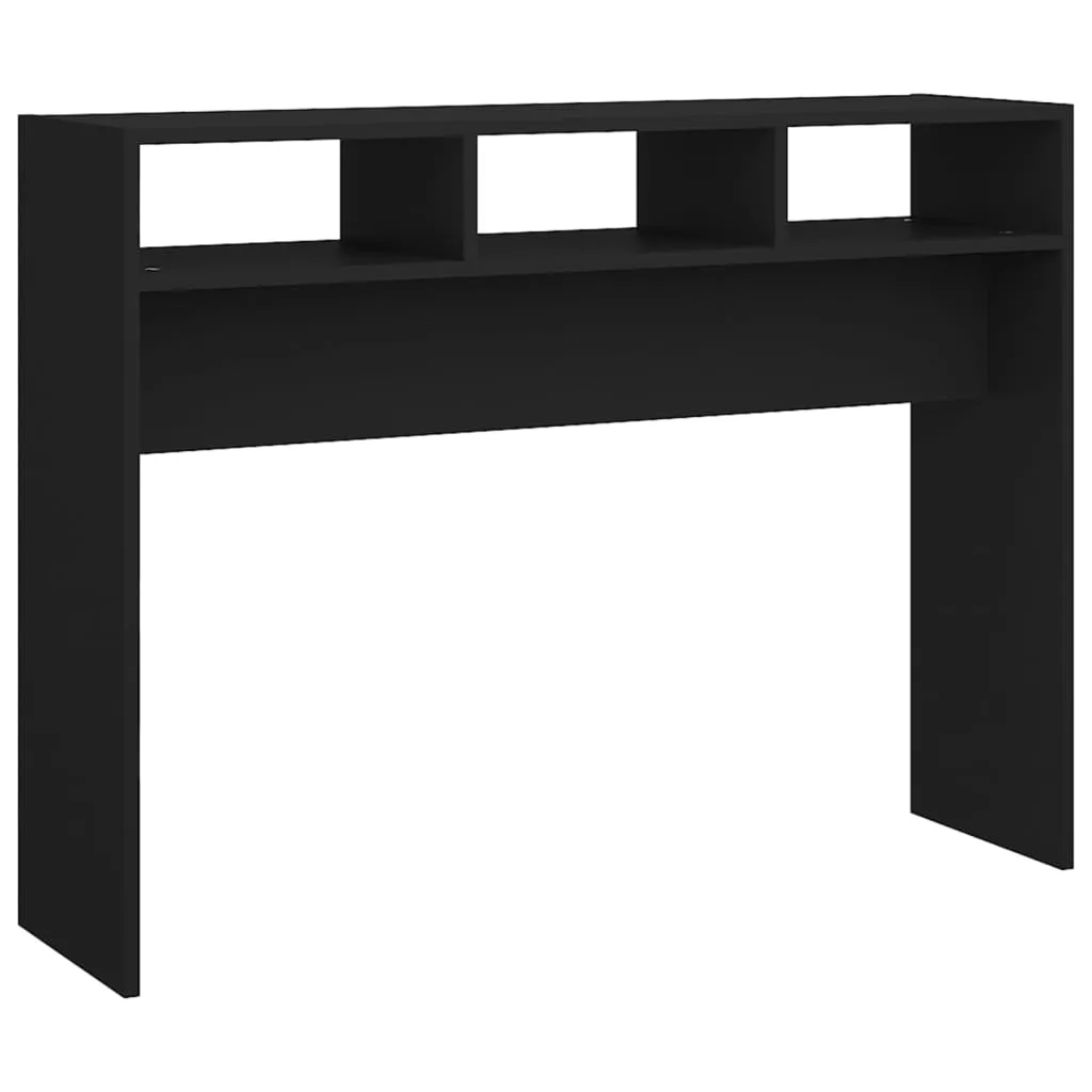 VidaXL Console Table 105X30x80 Cm Chipboard black