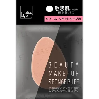 Matsukiyo - Beauty Make-up Sponge Puff Cream & Liquid Type 1 pc