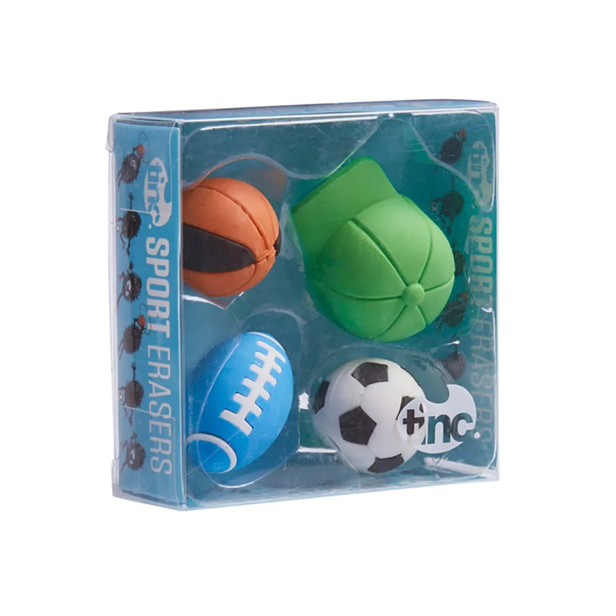 Tinc Scented Sport Erasers, Set of 4