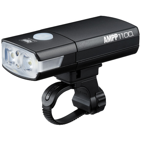 Bluegrass Cateye AMPP 1100 USB Rechargeable Front Light - Black / Front / Rechargeable
