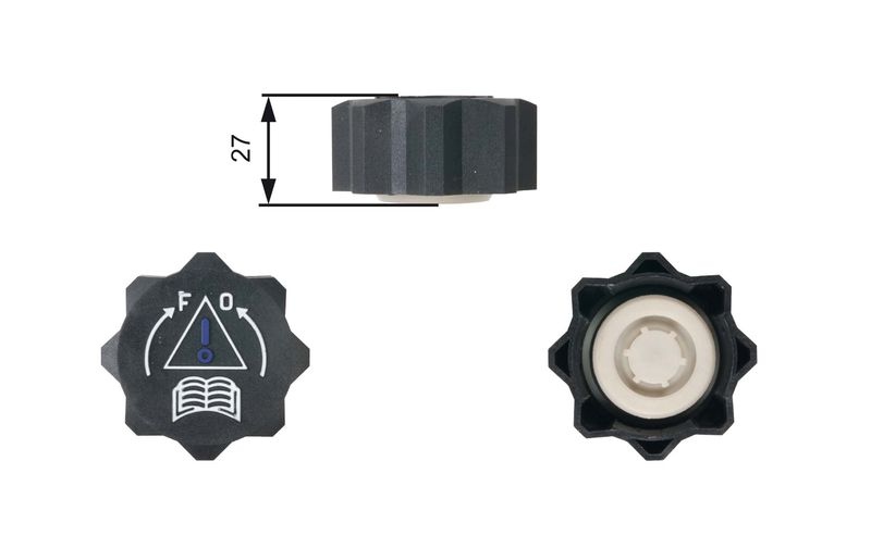 Gates Citroen Sealing Cap coolant tank RC218 Gates