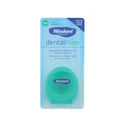 Wisdom Dental Floss Mint Waxed 100m