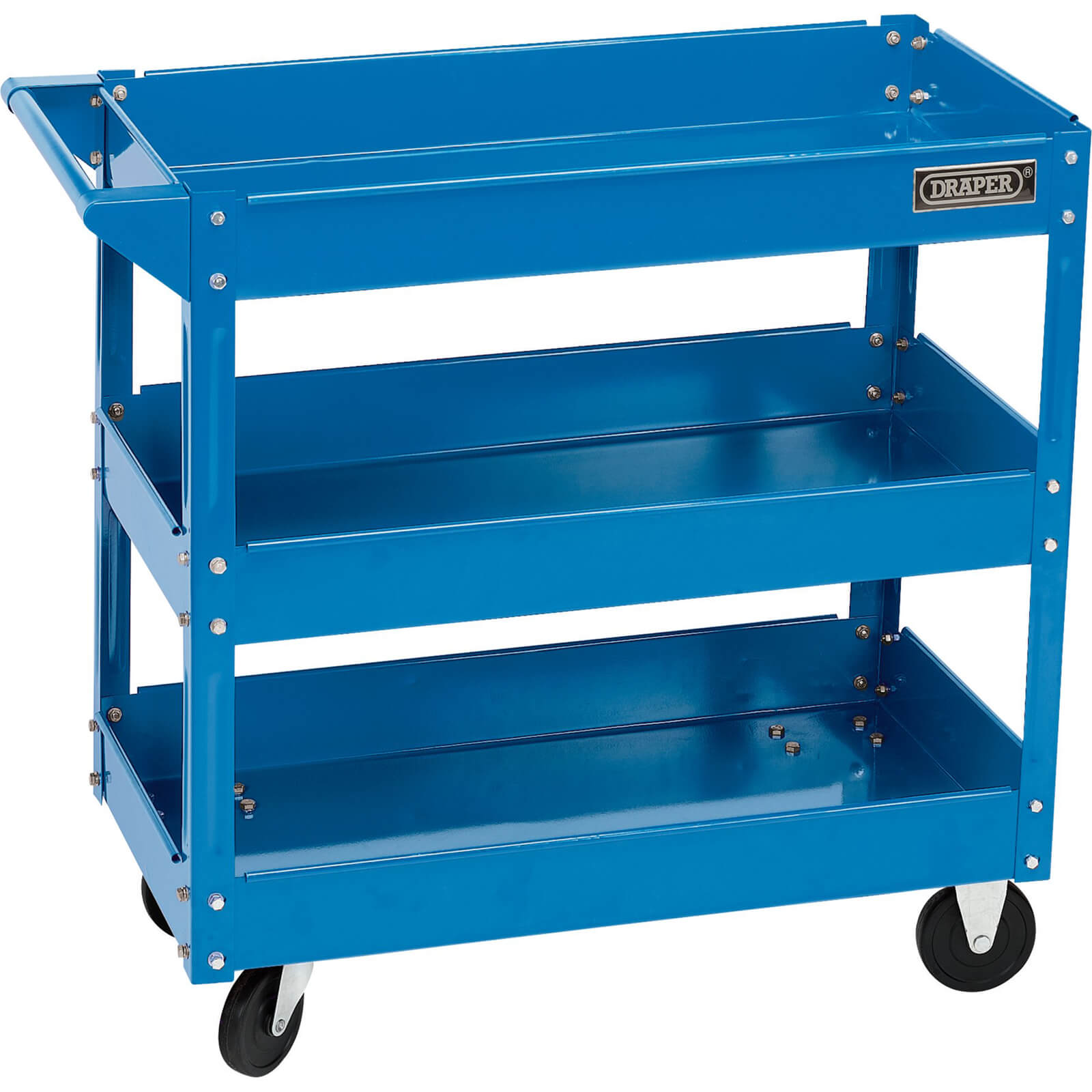  3 Tier Tool Trolley - Blue