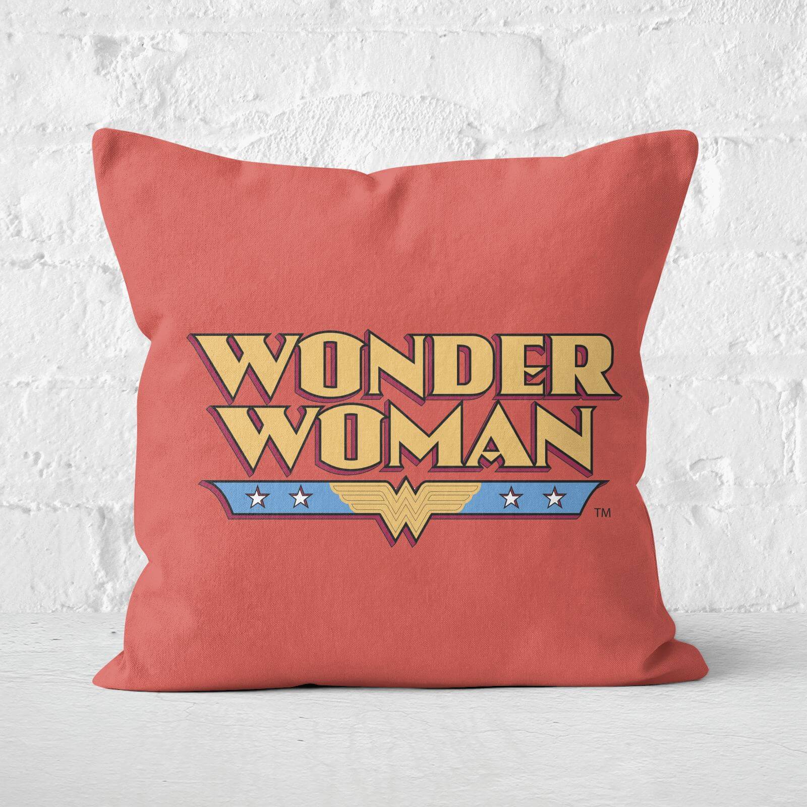 Wonder Woman DC Cushions Retro Wonder Woman DC 40x40cm Square Cushion Square Cushion - 40x40cm - Soft Touch |