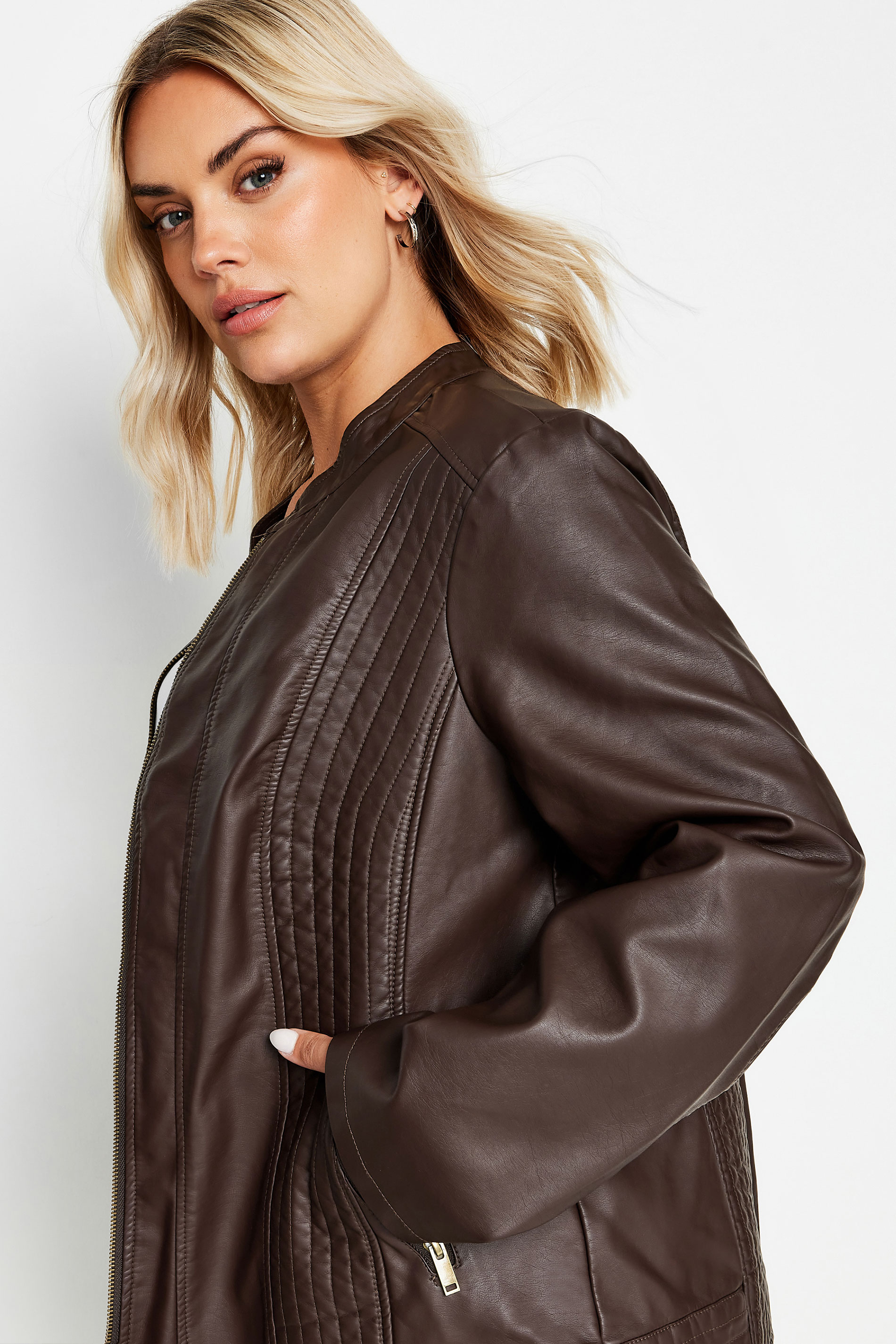 Faux Leather Jacket