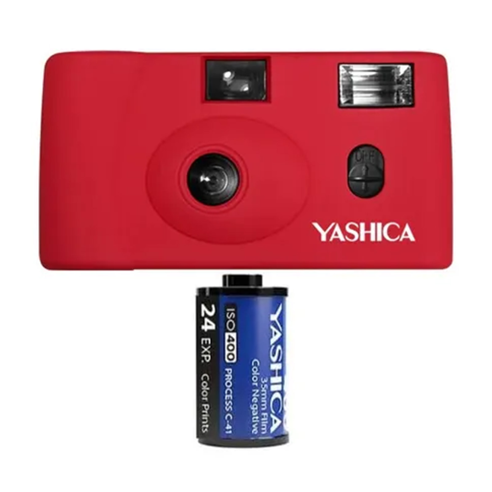  Mf-1 Snapshot Art Camera Y Edition With 1 Film 400/24 - Red