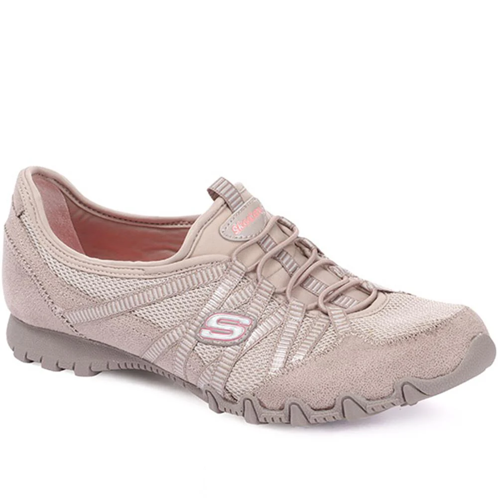 Skechers Women's Bikers MC Fire Power Lightweight Trainers - SKE29098 / 315 593 - Taupe 8