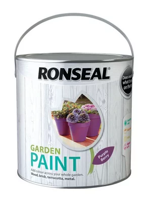 Ronseal Garden Paint Purple Berry - 2.5L