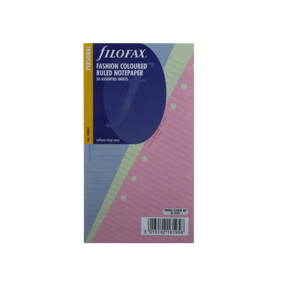 Filofax Filofax Refill Personal 30 Sheets Ruled, Fashion Colours | Diaries, Calendars & Planners > Filofax & Refills > Filofax & Refills