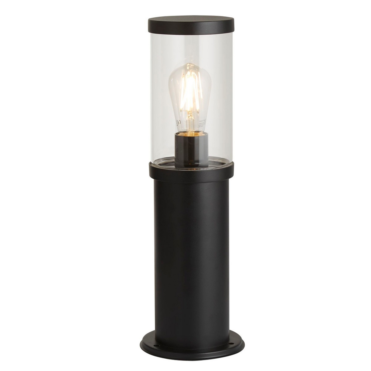 Searchlight Lighting Bakerloo Outdoor Small Post Black, Polycarbonate