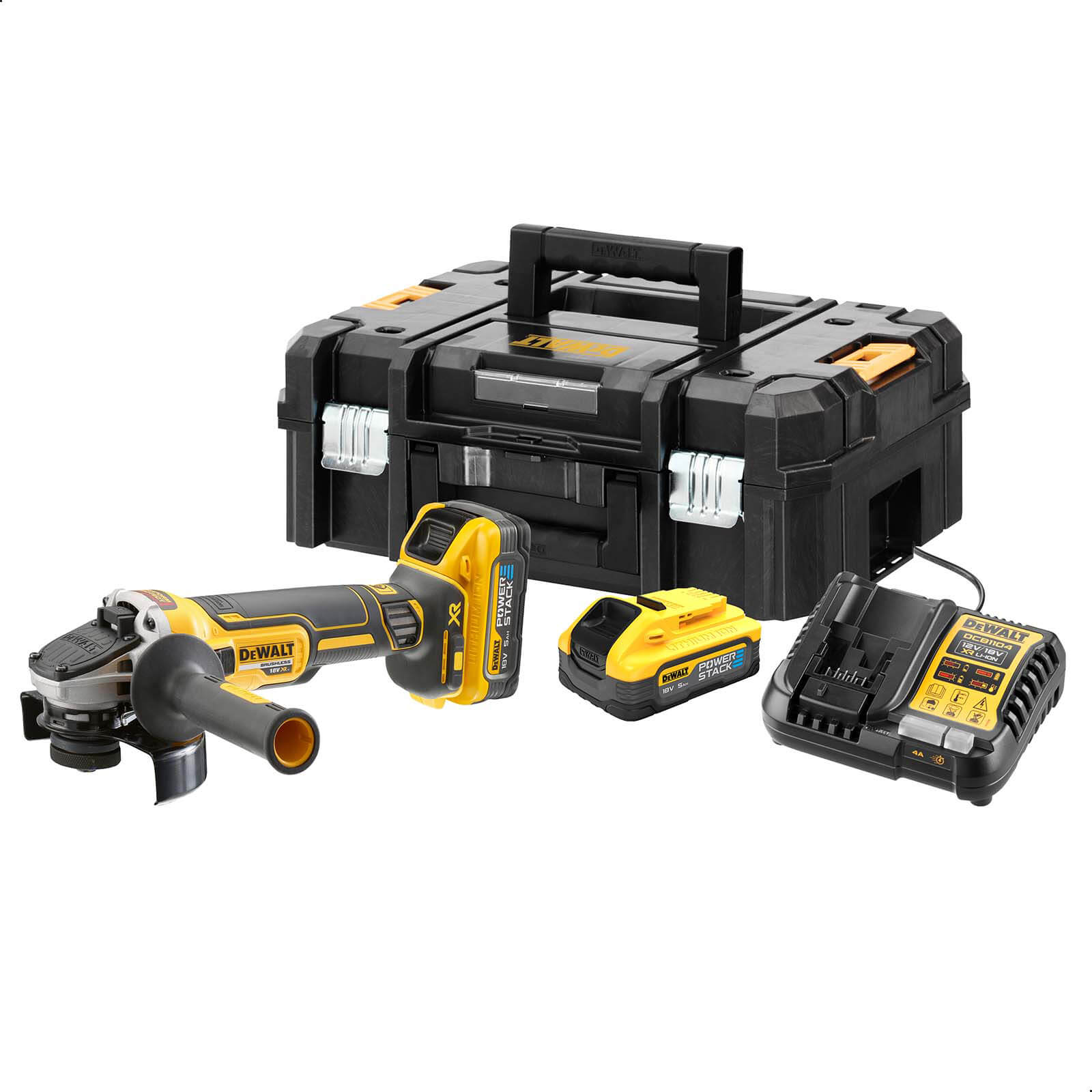 DeWalt DeWalt DCG409H2T XR Advantage Grinder 125mm 18V 2 x POWERSTACK 5.0Ah Li-ion DEWD