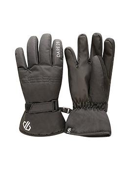 Dare 2b Kids Zippy Ski Gloves (Black)-8 - 10 Years