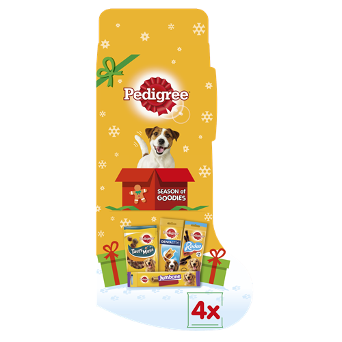 Tip Top Animal Pedigree Dog Stocking Pack & Tennis Ball Launcher with Ball