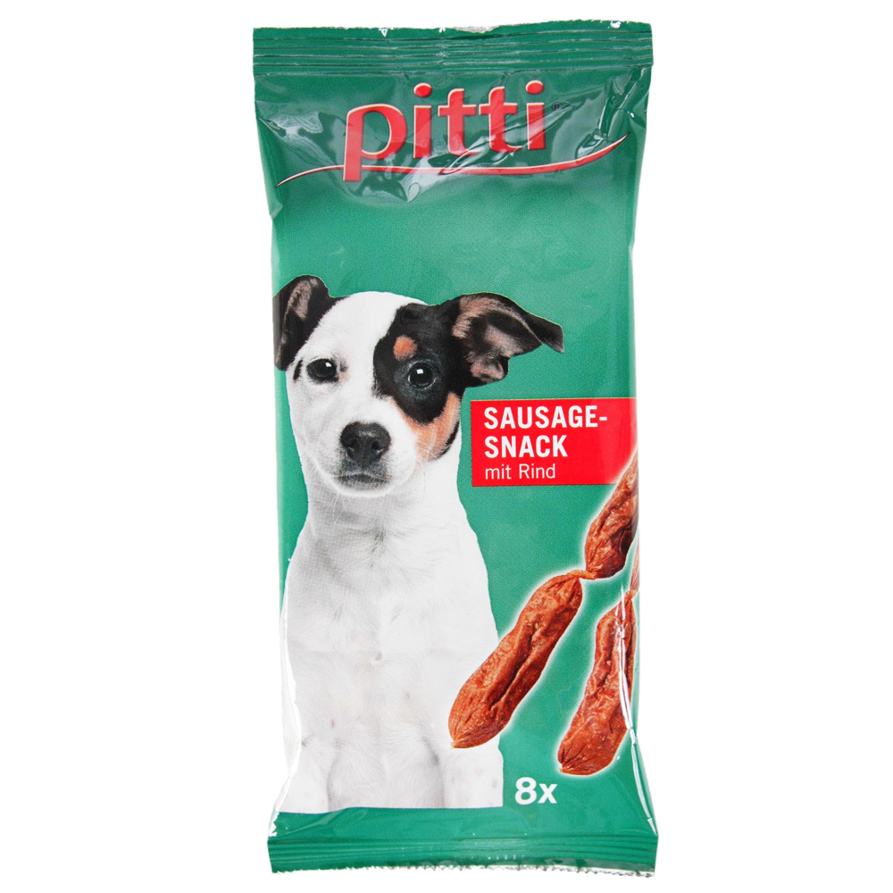Pitti Beef Sausage Snack -  Saver Pack: 4 x Beef (8 Pack)