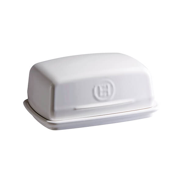 Emile Henry - Ceramic Butter Dish - White
