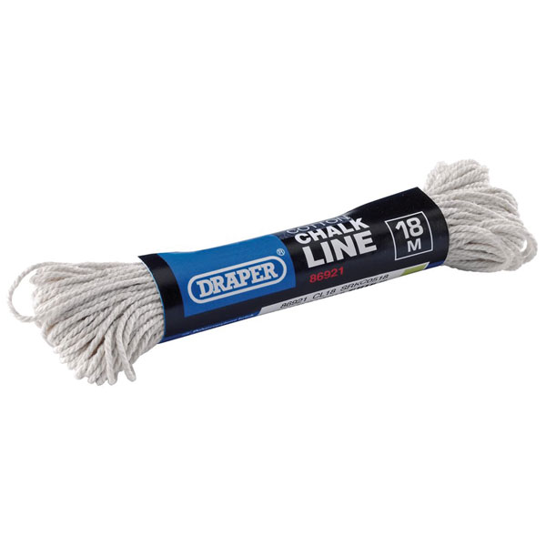 Draper Cotton Chalk Line, 18M 86921