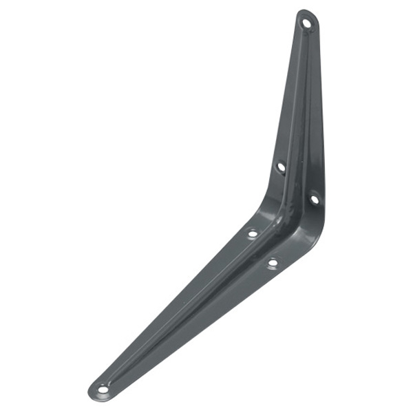 DIY Direct London Style Shelf Brackets, Grey 125mm x 100mm (20 Pack)