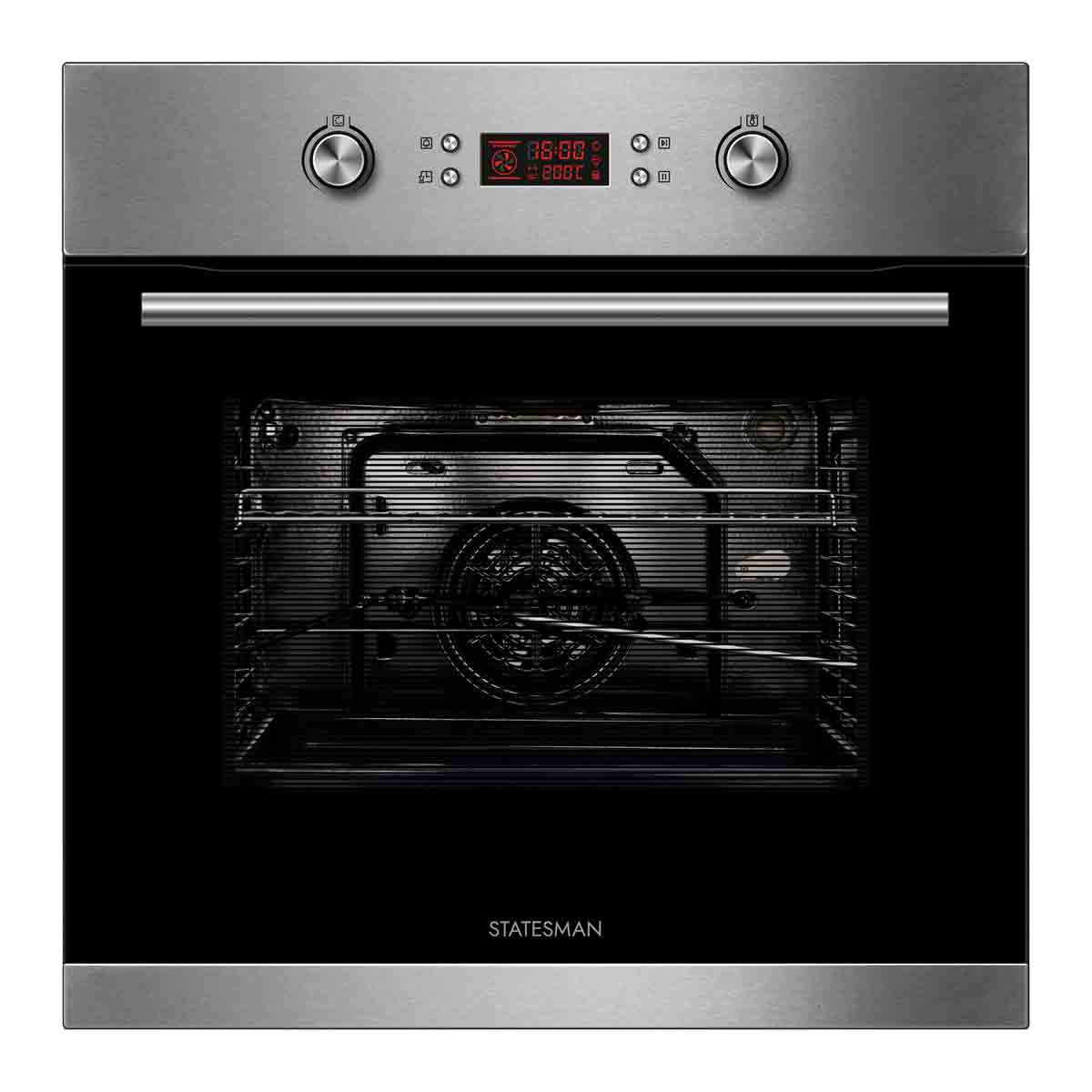 Built-in Multifunction Fan Stainless Steel 60cm Electric Single Wall Oven