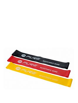 Pure2Improve Resistance Bands - Set Of 3 For Heavy, Medium And Light|